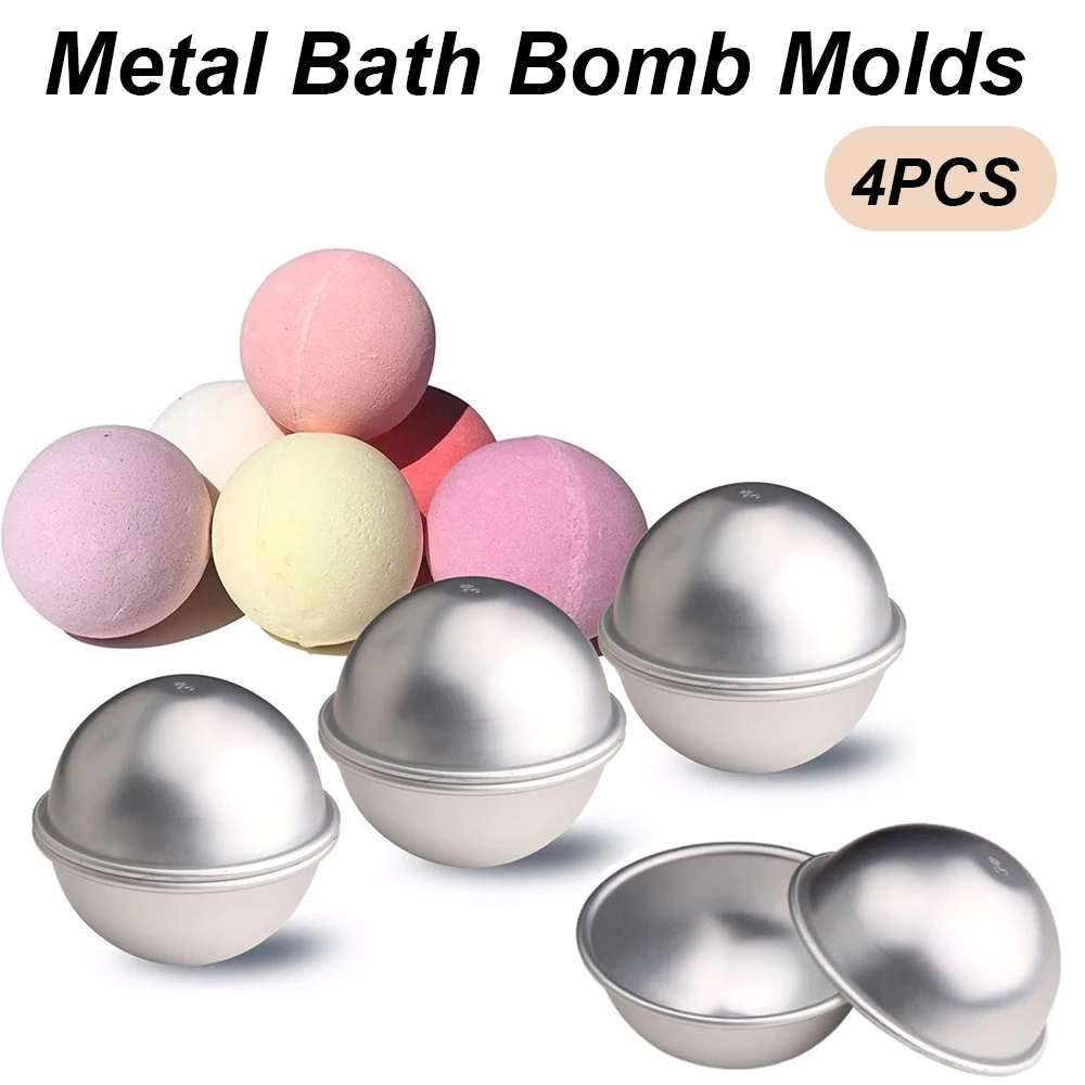 Bath Bomb Mold - 4 Buah/Set Cetakan Bola Mandi Bentuk