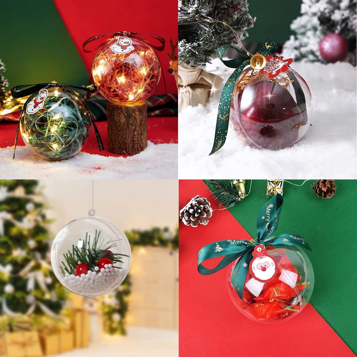 Bola Ornamen Plastik Bening, B - Bath Bomb Mold ulasan dan harga