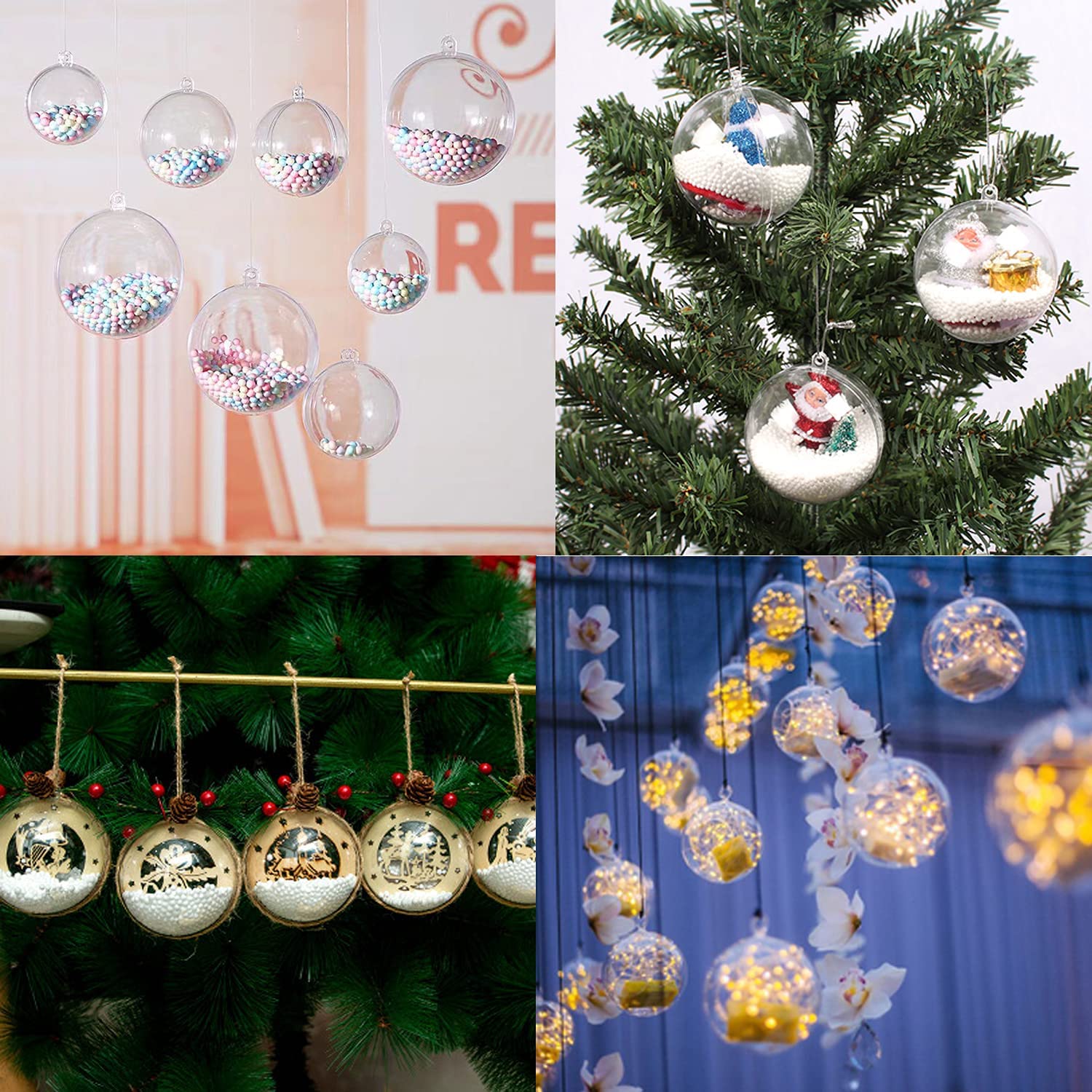 Bola Ornamen Plastik Bening, B - Bath Bomb Mold ulasan dan harga