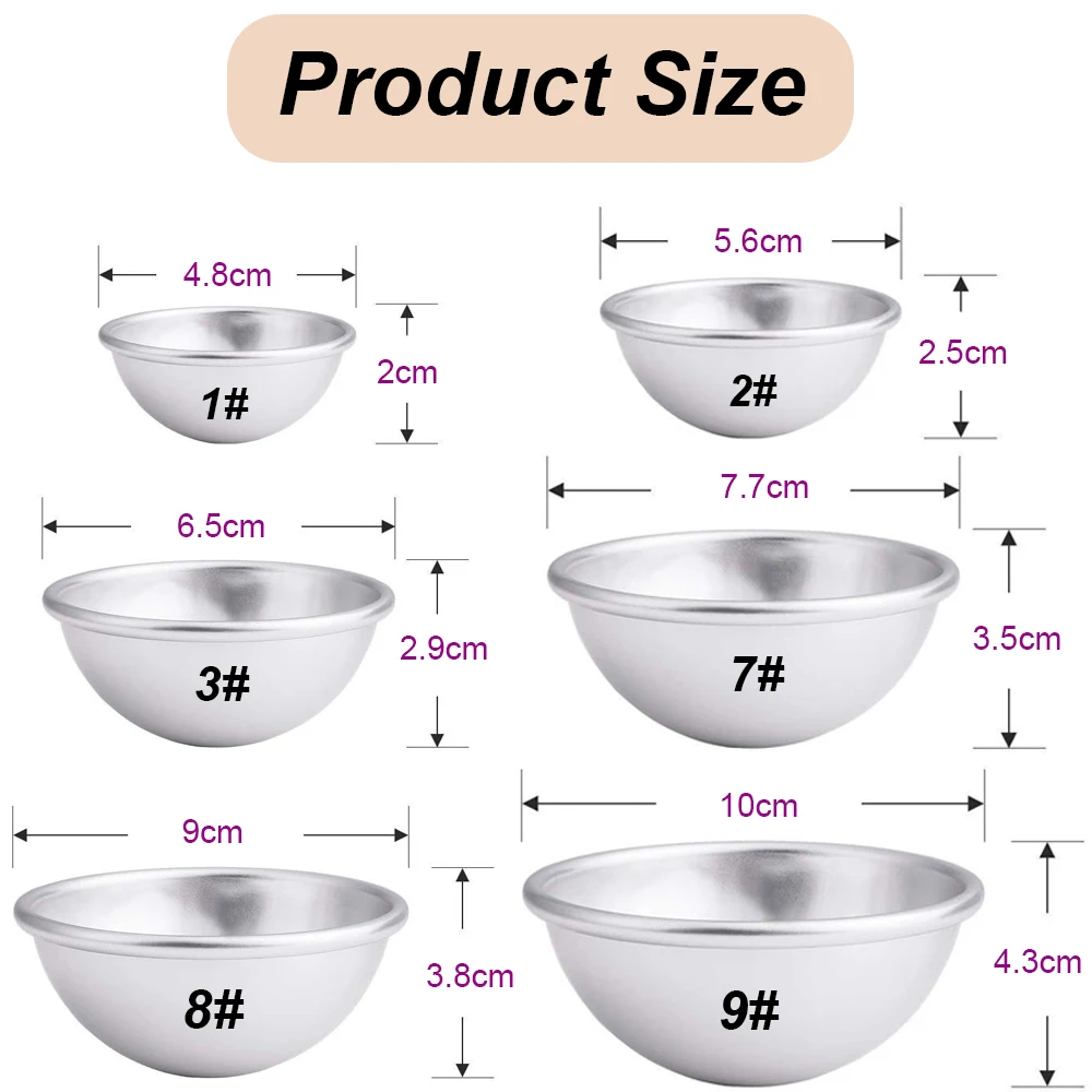 4 Buah/Set Cetakan Bola Mandi  - Bath Bomb Mold ulasan dan harga