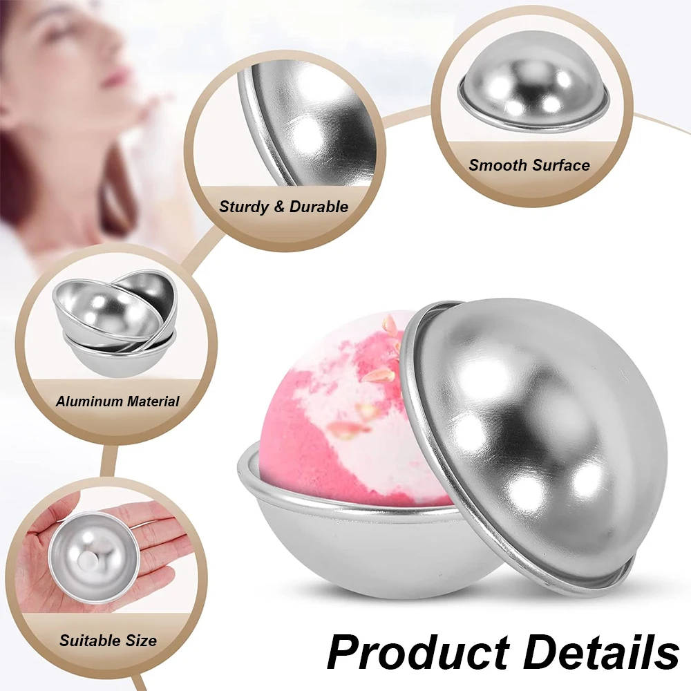 4 Buah/Set Cetakan Bola Mandi  - Bath Bomb Mold ulasan dan harga