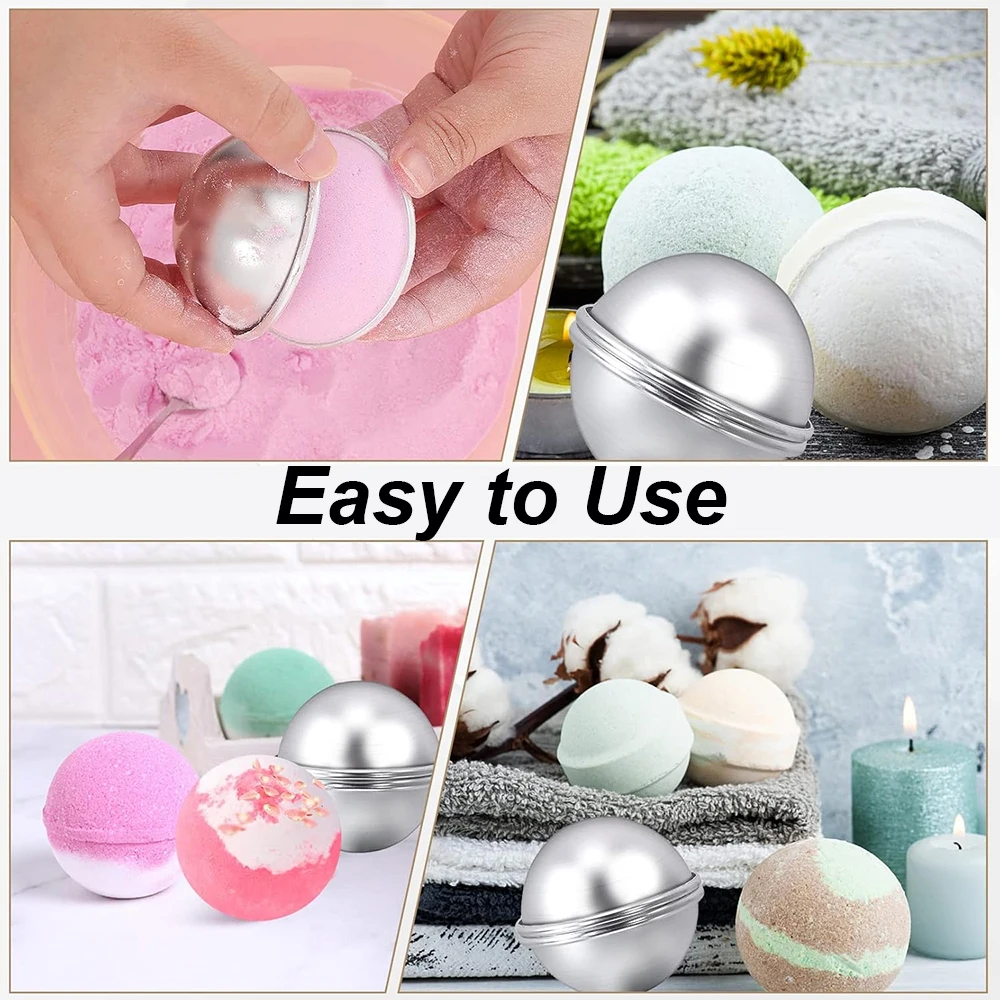 4 Buah/Set Cetakan Bola Mandi  - Bath Bomb Mold ulasan dan harga